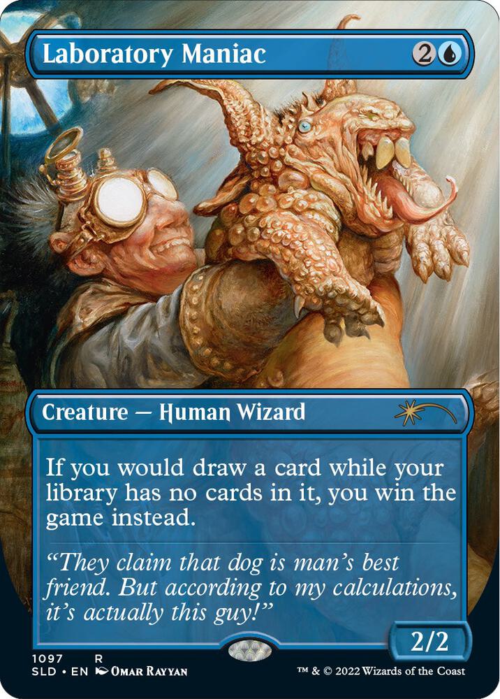 Laboratory Maniac Borderless 1097 (Secret Lair Drop Series)  - Foil | Good Games Adelaide SA