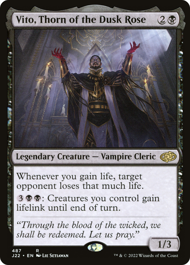 Vito, Thorn of the Dusk Rose [Jumpstart 2022] | Good Games Adelaide SA