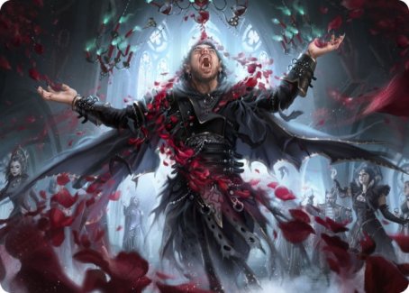 Bloodsoaked Reveler Art Card [Innistrad: Crimson Vow Art Series] | Good Games Adelaide SA