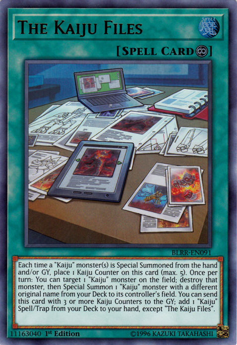 The Kaiju Files [BLRR-EN091] Ultra Rare | Good Games Adelaide SA