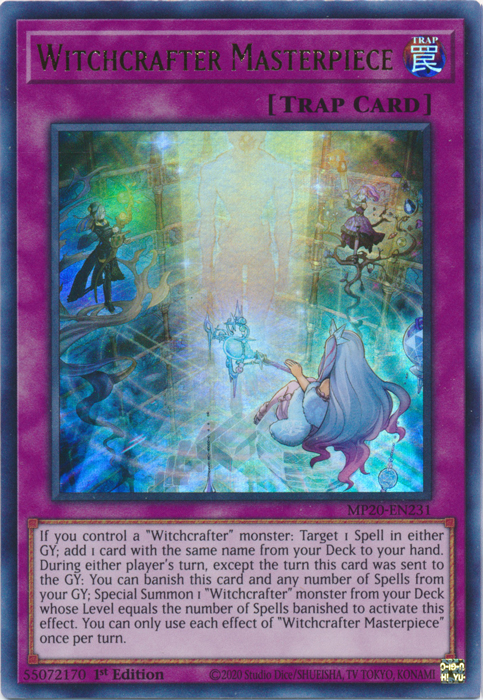 Witchcrafter Masterpiece [MP20-EN231] Ultra Rare | Good Games Adelaide SA