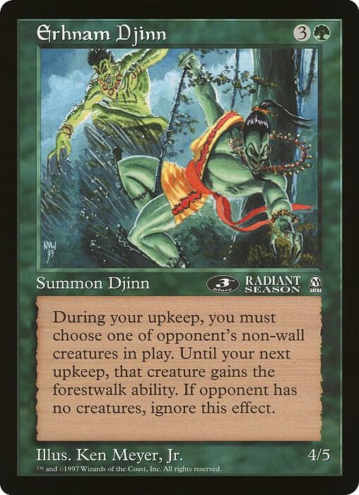 Erhnam Djinn 3rd Place Arena League  (Oversize Cards)  | Good Games Adelaide SA