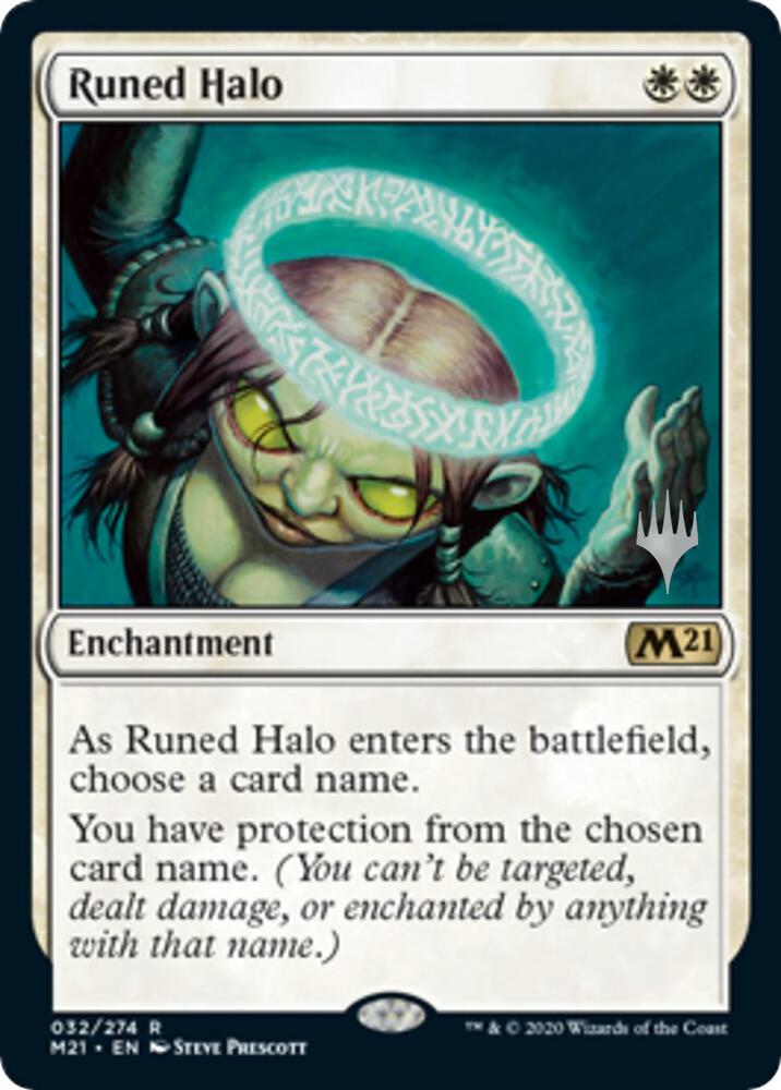 Runed Halo 32 (Promo Pack: Core Set 2021)  | Good Games Adelaide SA