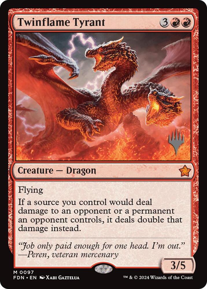 Twinflame Tyrant 97 (Promo Pack: Edge of Eternities)  | Good Games Adelaide SA