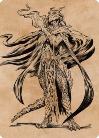 Lozhan Dragons Legacy Art Card 69 (Art Series: Commander Legends: Battle for Baldur's Gate)  | Good Games Adelaide SA
