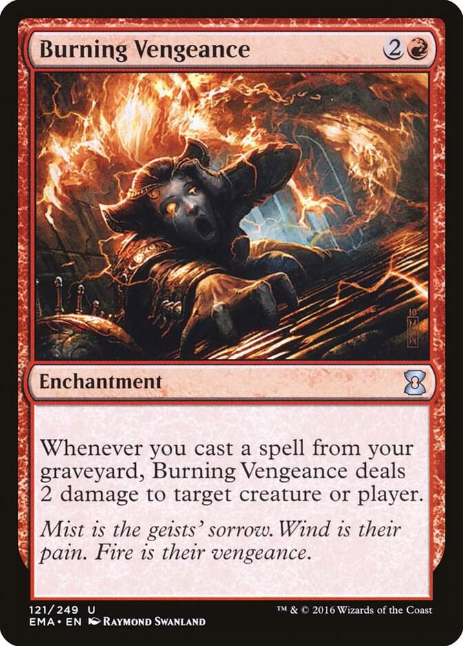Burning Vengeance 121 (Eternal Masters)  - Foil | Good Games Adelaide SA