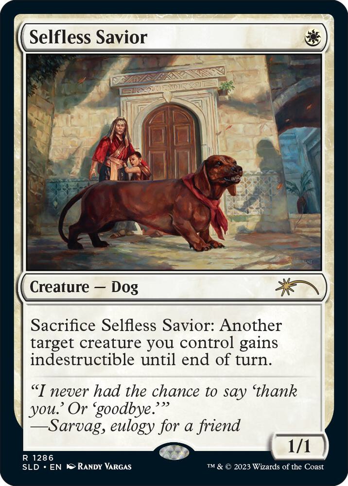 Selfless Savior 1286 (Secret Lair Drop Series)  | Good Games Adelaide SA