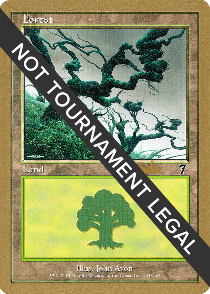 Forest 331 2002 Brian Kibler 7ED  (World Championship Decks)  | Good Games Adelaide SA