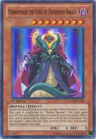 Vennominon the King of Poisonous Snakes [LCGX-EN192] Super Rare | Good Games Adelaide SA