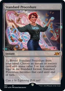 Standard Procedure Galaxy Foil 287 (Unfinity)  - Foil | Good Games Adelaide SA