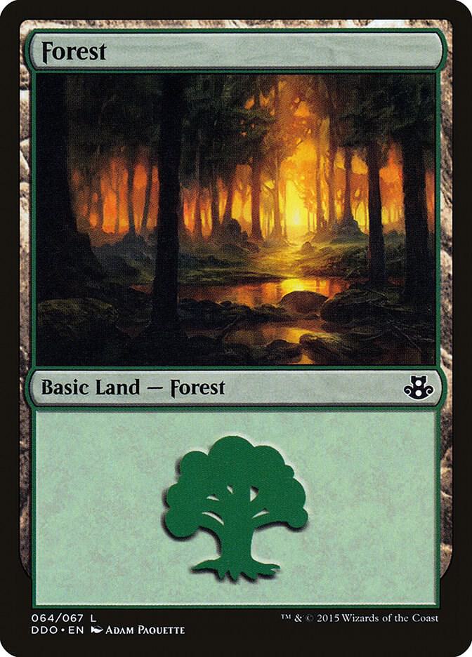 Forest 064 64 (Duel Decks: Elspeth vs. Kiora)  | Good Games Adelaide SA