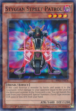 Stygian Street Patrol [BP03-EN078] Shatterfoil Rare | Good Games Adelaide SA