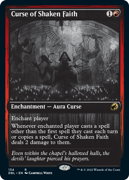 Curse of Shaken Faith [Innistrad: Double Feature] | Good Games Adelaide SA