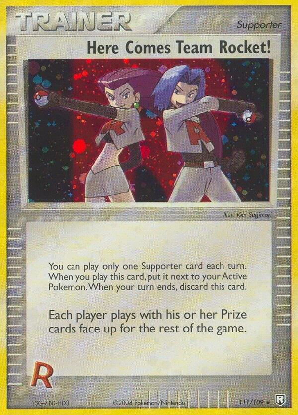 Here Comes Team Rocket 111/109 (Team Rocket Returns)  - Holofoil | Good Games Adelaide SA