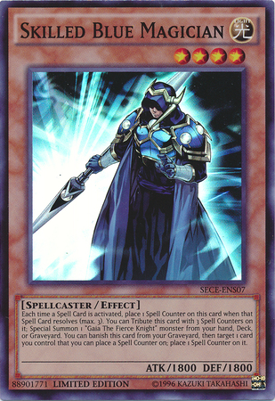 Skilled Blue Magician [SECE-ENS07] Super Rare | Good Games Adelaide SA