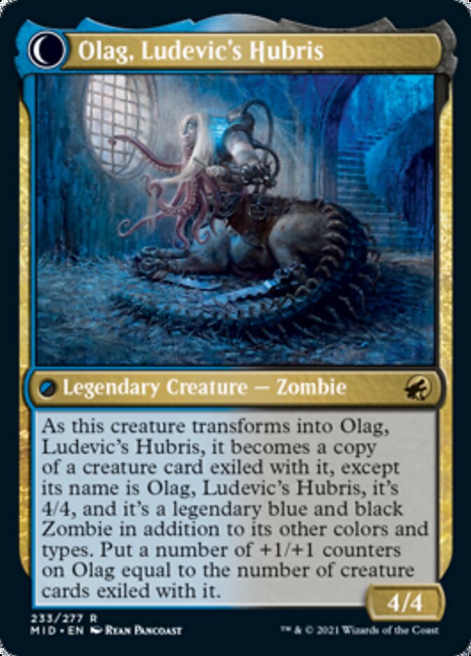 Ludevic, Necrogenius // Olag, Ludevic's Hubris [Innistrad: Midnight Hunt] | Good Games Adelaide SA