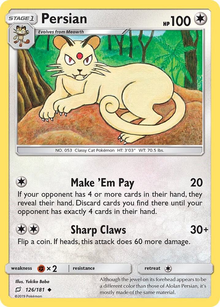 Persian 126/181 (SM - Team Up)  | Good Games Adelaide SA
