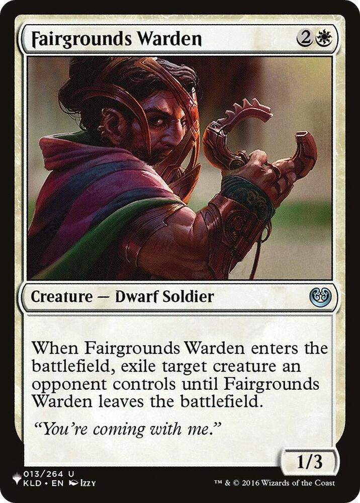 Fairgrounds Warden 013/264 (The List Reprints)  | Good Games Adelaide SA