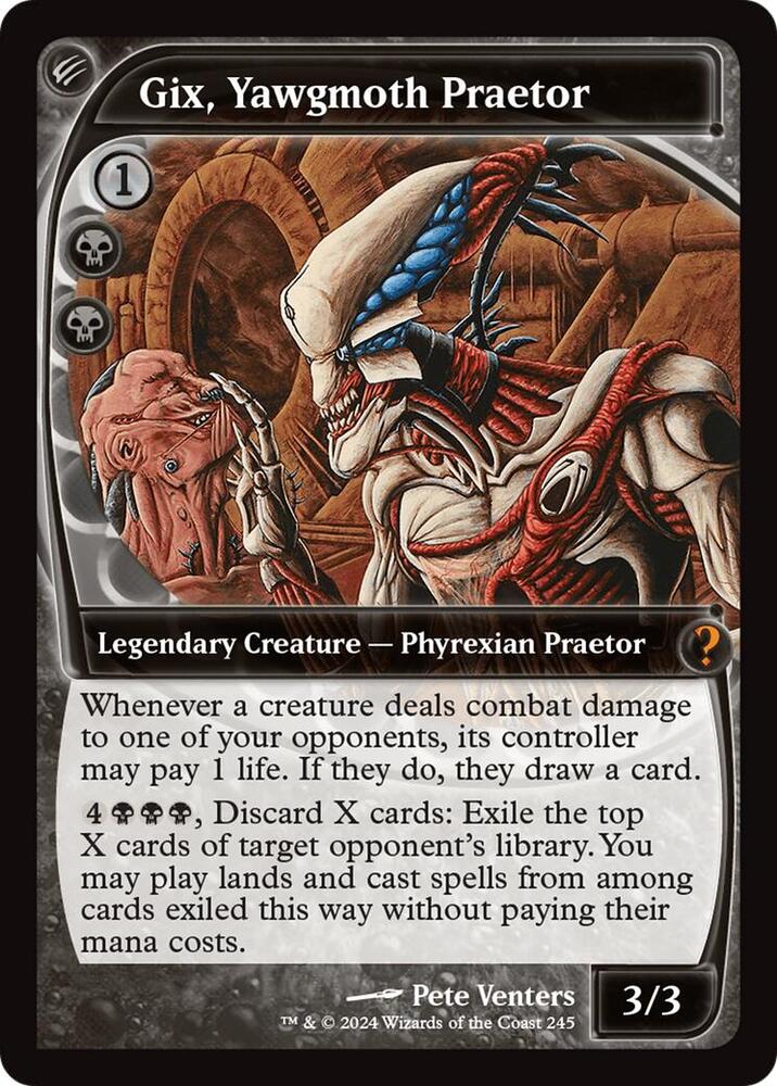 Gix, Yawgmoth Praetor 245 (Mystery Booster 2)  - Foil | Good Games Adelaide SA
