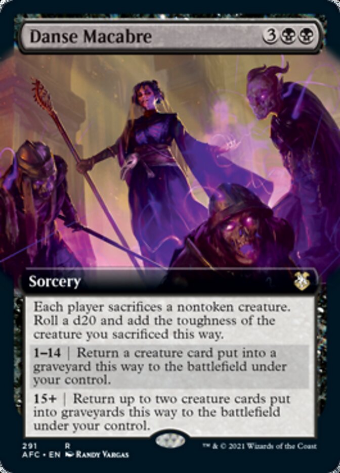 Danse Macabre (Extended) [Dungeons & Dragons: Adventures in the Forgotten Realms Commander] | Good Games Adelaide SA