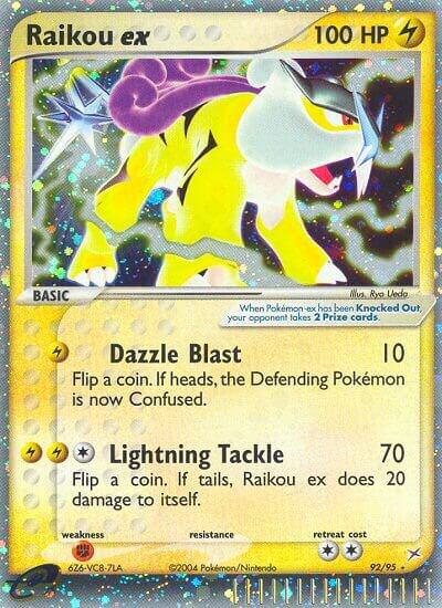 Raikou ex 92/95 (Team Magma vs Team Aqua)  - Holofoil | Good Games Adelaide SA
