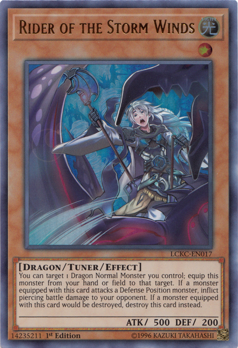 Rider of the Storm Winds [LCKC-EN017] Ultra Rare | Good Games Adelaide SA