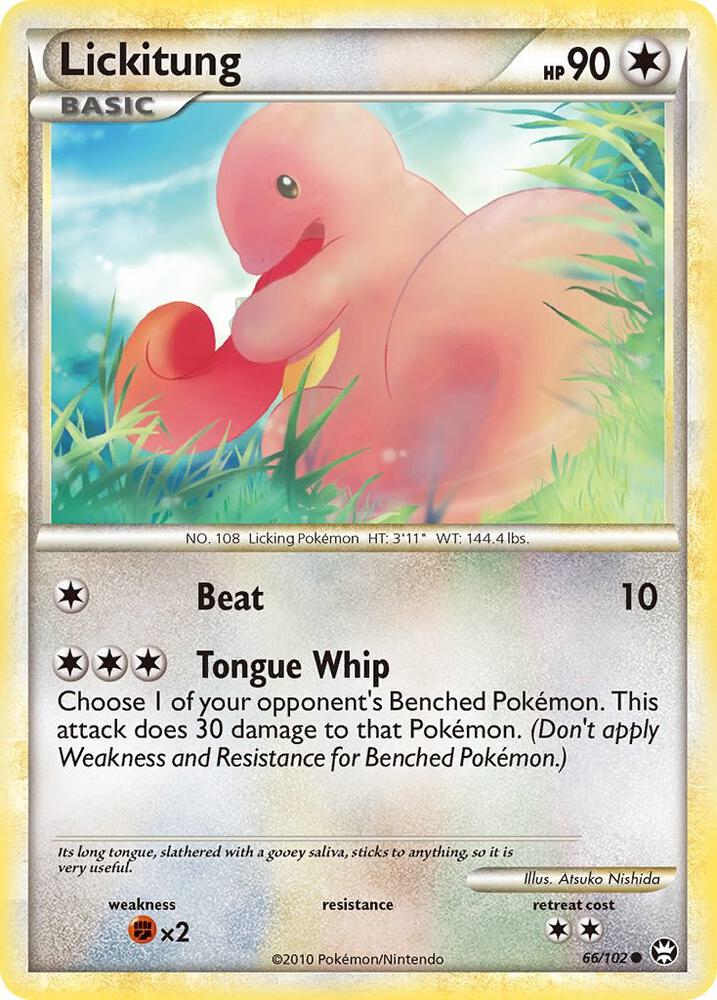 Lickitung 66/102 (Triumphant)  - Reverse Holofoil | Good Games Adelaide SA