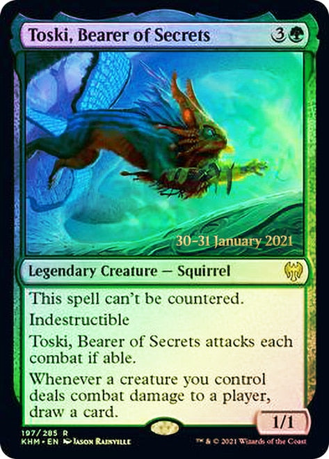 Toski, Bearer of Secrets  [Kaldheim Prerelease Promos] | Good Games Adelaide SA