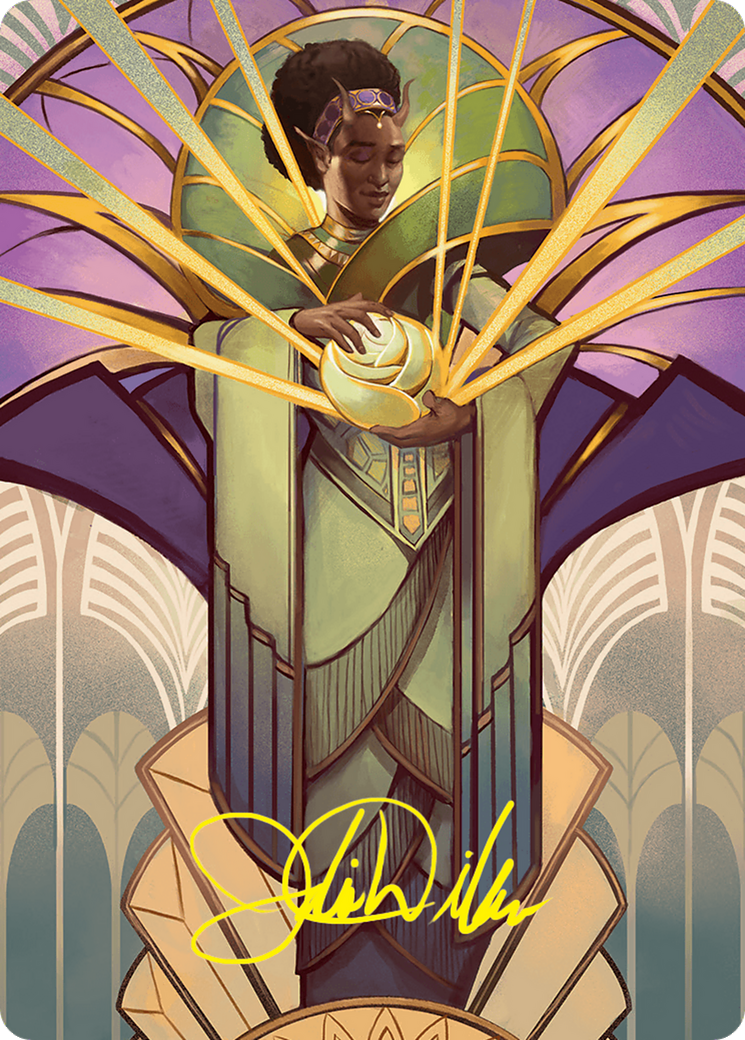 Bloom Tender Art Card (54/54) (Gold-Stamped Signature) [Foundations Art Series] | Good Games Adelaide SA
