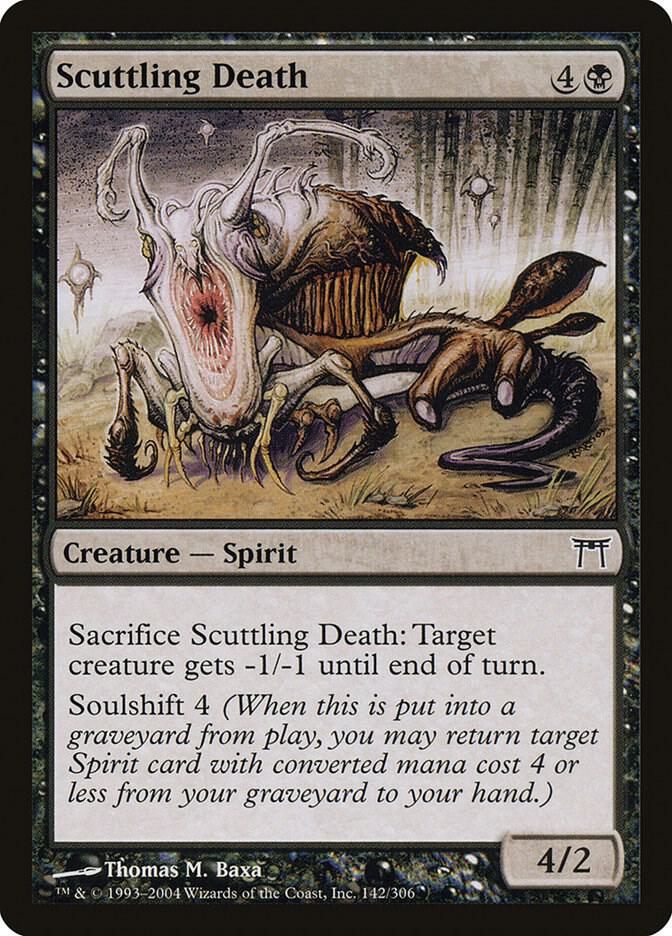 Scuttling Death 142 (Champions of Kamigawa)  - Foil | Good Games Adelaide SA