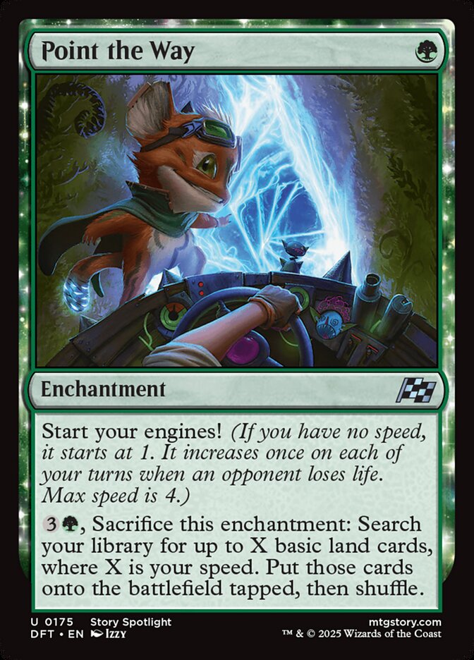 Point the Way 175 (Aetherdrift)  - Foil | Good Games Adelaide SA