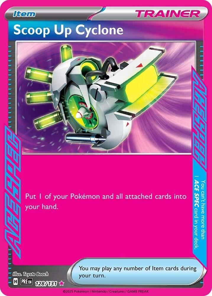 Scoop Up Cyclone 128/131 (SV: Prismatic Evolutions)  - Holofoil | Good Games Adelaide SA
