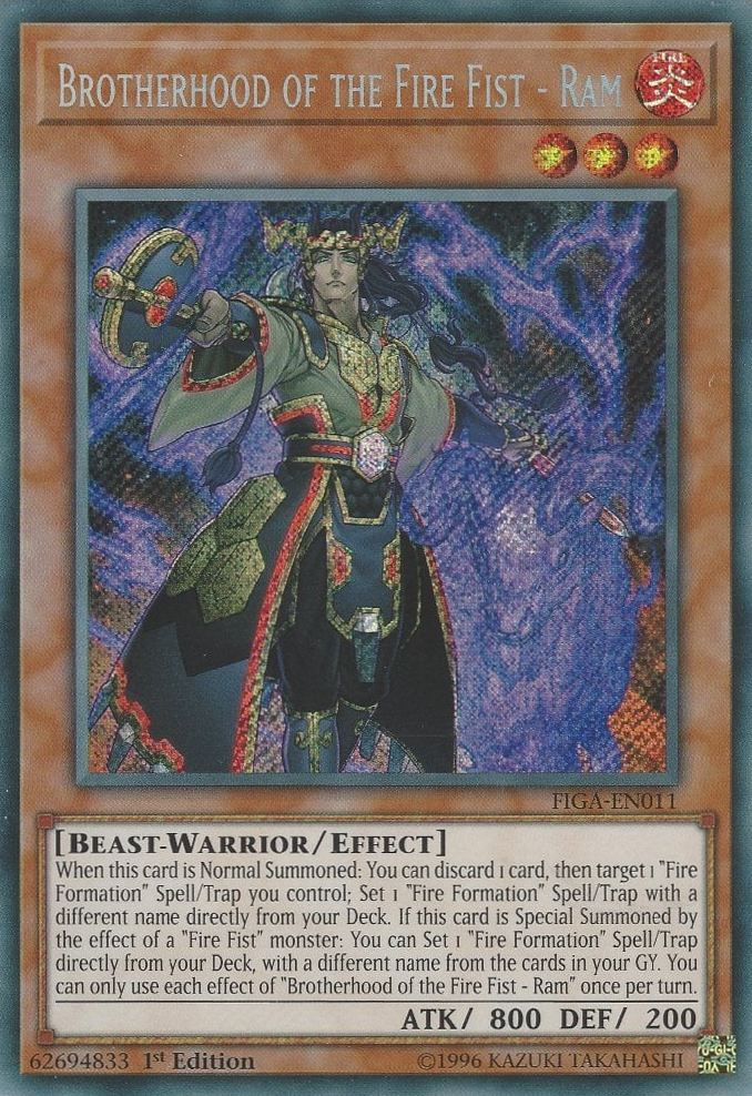 Brotherhood of the Fire Fist - Ram [FIGA-EN011] Secret Rare | Good Games Adelaide SA