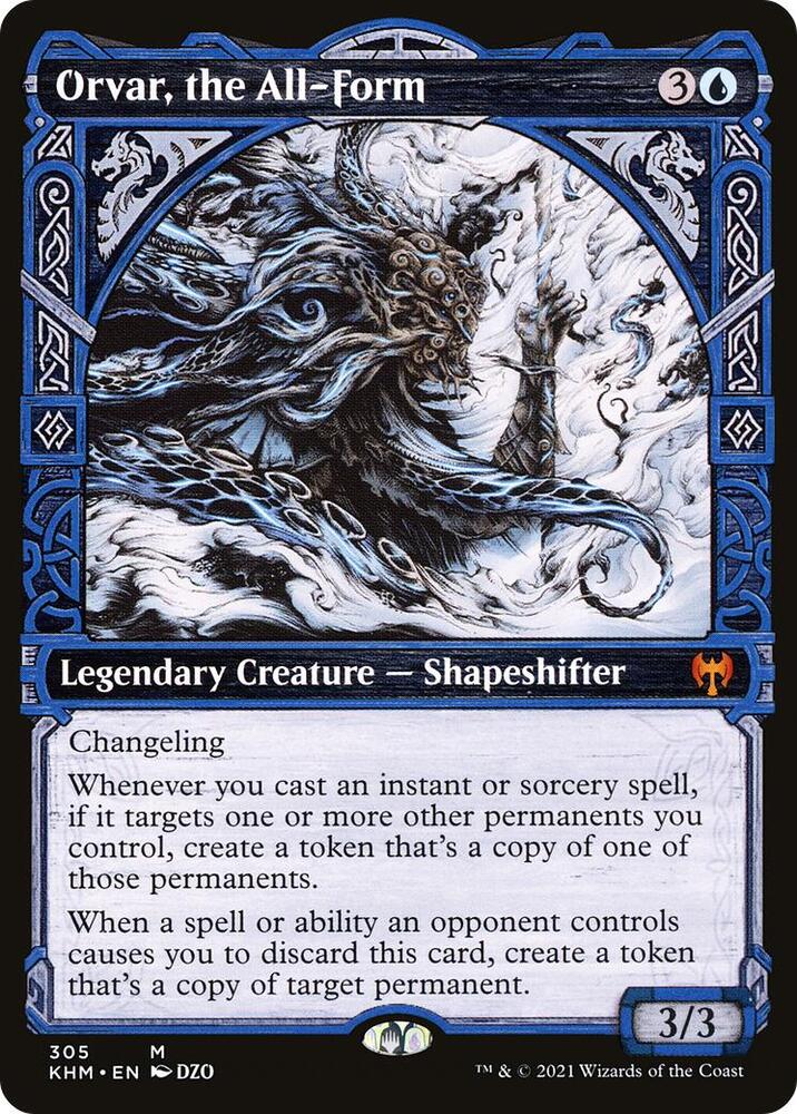 Orvar, the All-Form 305 (Kaldheim)  - Showcase Foil | Good Games Adelaide SA