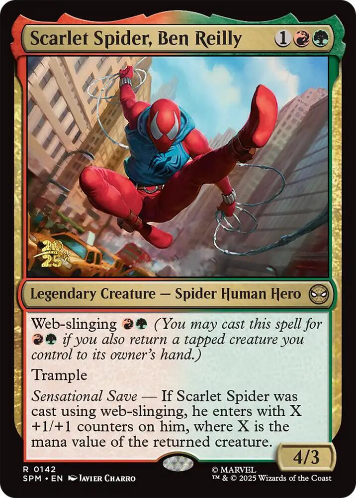 Scarlet Spider Ben Reilly 142 (Prerelease Cards)  - Foil | Good Games Adelaide SA