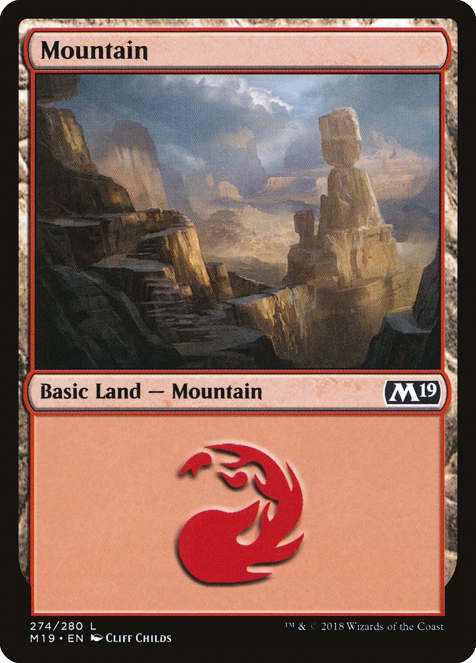 Mountain (274) [Core Set 2019] | Good Games Adelaide SA