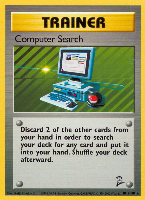 Computer Search (101/130) [Base Set 2] | Good Games Adelaide SA