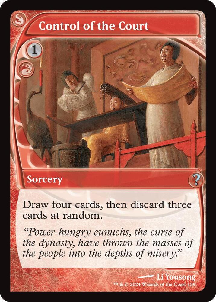 Control of the Court 189 (Mystery Booster 2)  - Foil | Good Games Adelaide SA