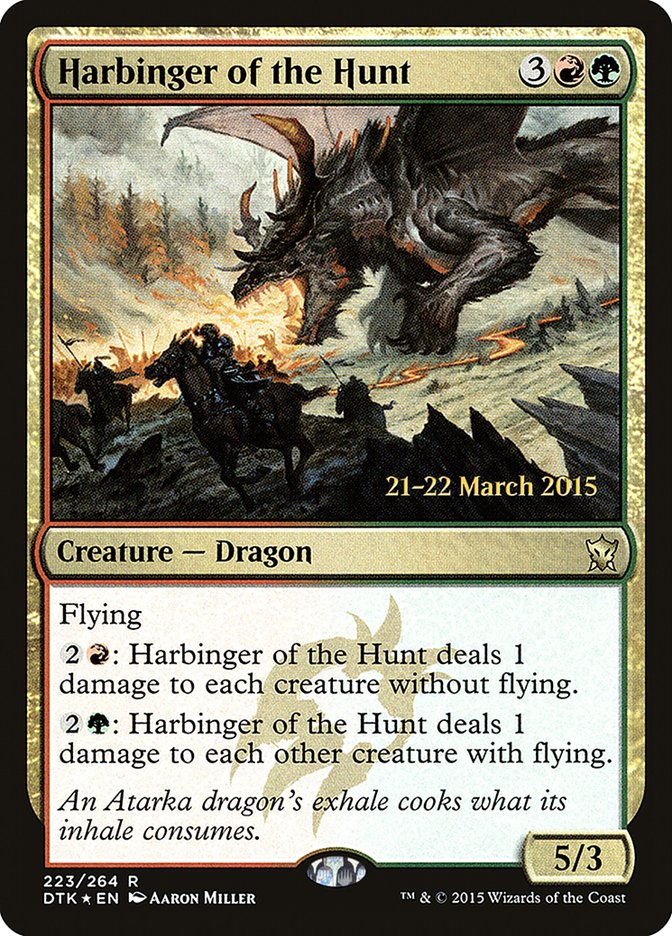 Harbinger of the Hunt [Dragons of Tarkir Promos] | Good Games Adelaide SA