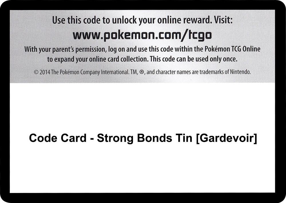 Code Card Strong Bonds Tin Gardevoir  (Miscellaneous Cards & Products)  | Good Games Adelaide SA
