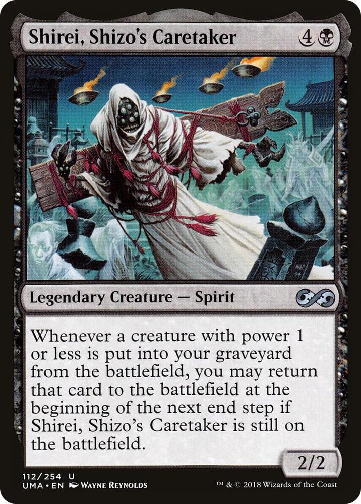 Shirei, Shizo's Caretaker 112 (Ultimate Masters)  - Foil | Good Games Adelaide SA
