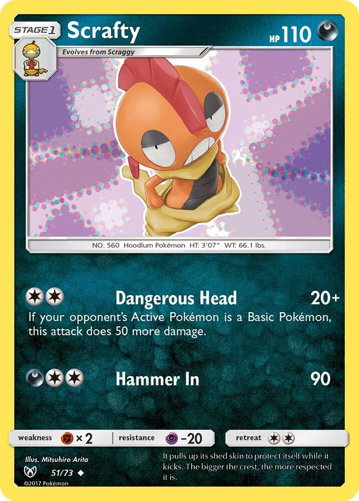 Scrafty 51/73 (Shining Legends)  | Good Games Adelaide SA