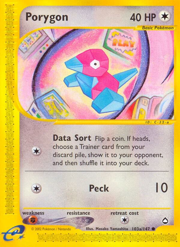 Porygon 103a/147 (Aquapolis)  | Good Games Adelaide SA