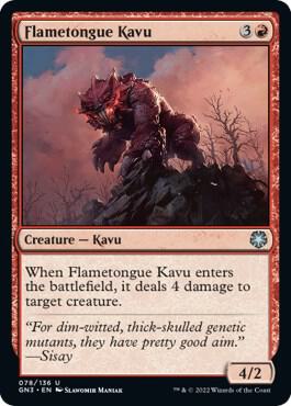 Flametongue Kavu 78 (Magic Game Night: Free-For-All)  | Good Games Adelaide SA