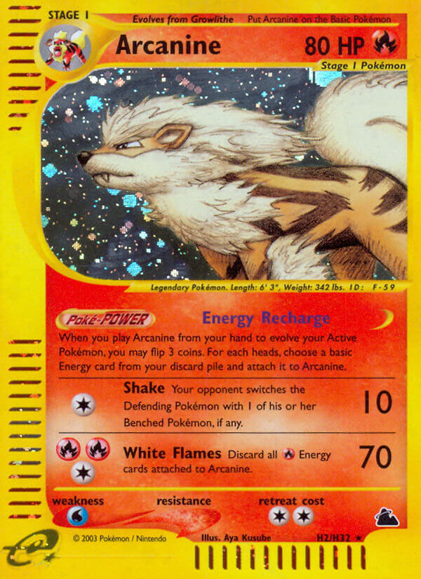 Arcanine (H2/H32) [Skyridge] | Good Games Adelaide SA