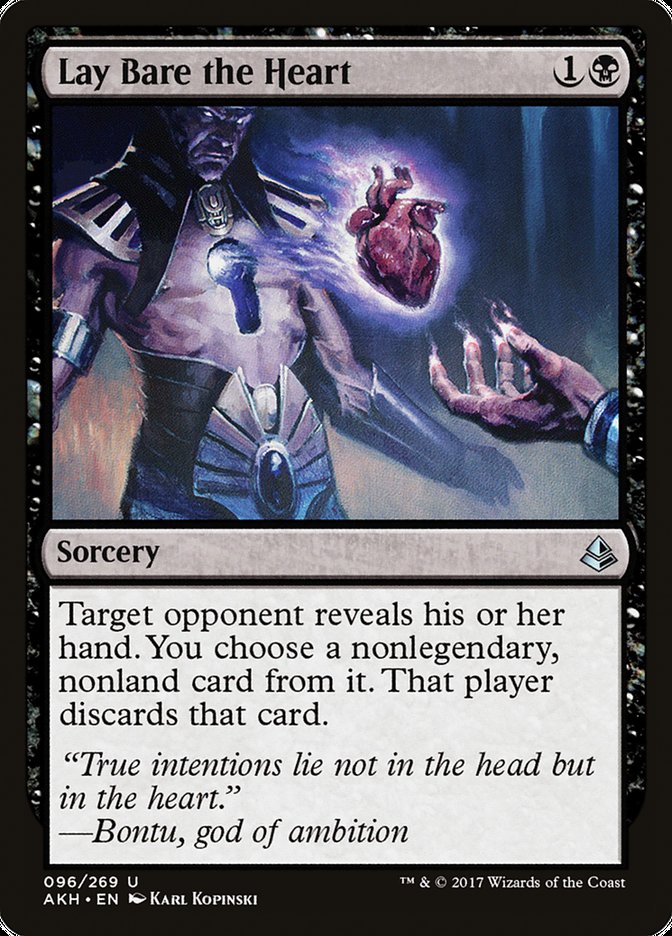 Lay Bare the Heart 96 (Amonkhet)  - Foil | Good Games Adelaide SA