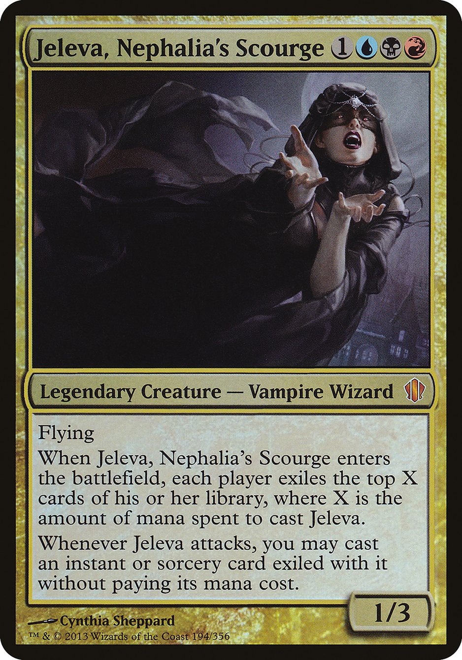 Jeleva, Nephalia's Scourge (Commander 2013) [Commander 2013 Oversized] | Good Games Adelaide SA