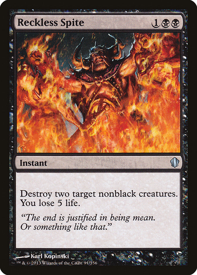 Reckless Spite [Commander 2013] | Good Games Adelaide SA