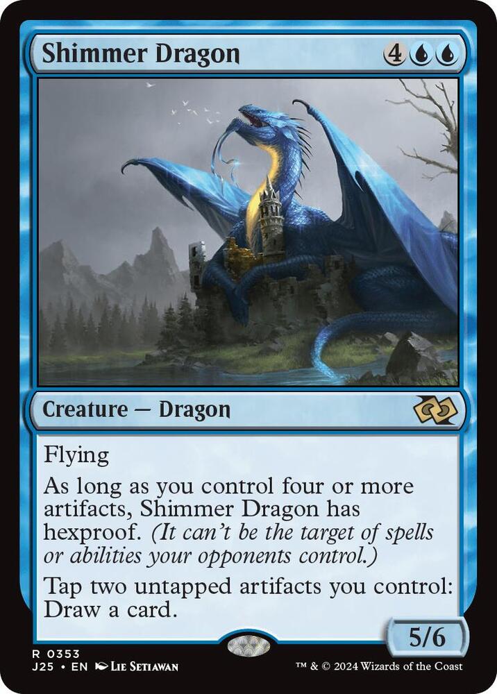 Shimmer Dragon 353 (Foundations Jumpstart)  | Good Games Adelaide SA