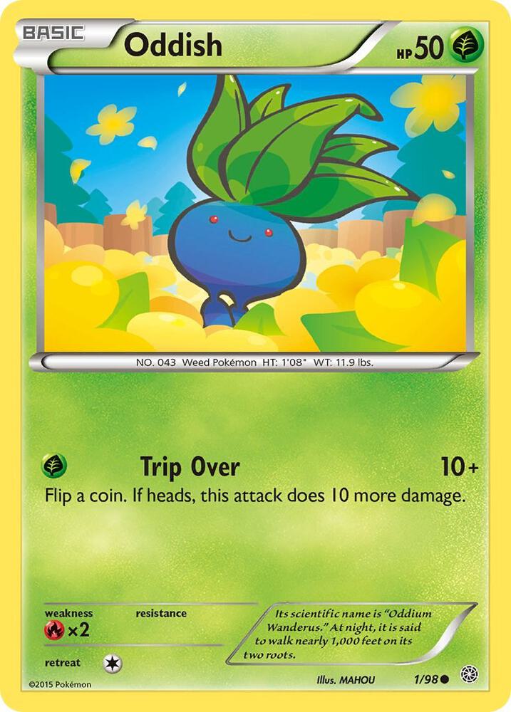 Oddish 1/98 (XY - Ancient Origins)  | Good Games Adelaide SA